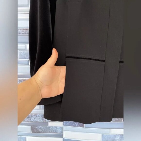 AKRIS PUNTO velvet blend blazer size 42 - Picture 2 of 13